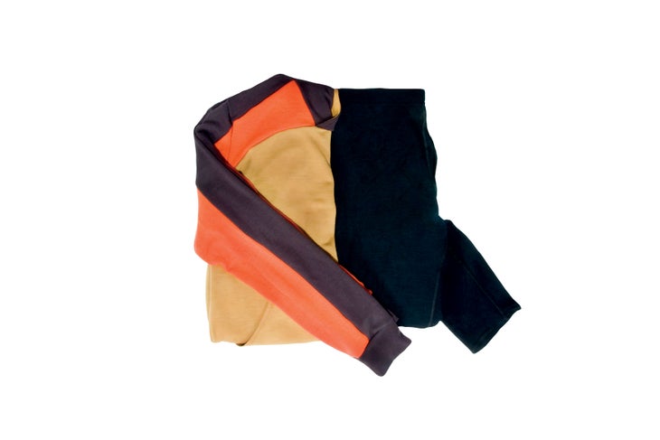 Patagonia Merino 4 Hoody and Merino 3 Bottoms A perfect midlayer, the cotton-soft merino hoody has offset shoulder seams to prevent pack-strap chafe and double-layer cuffs to keep the sleeves in…