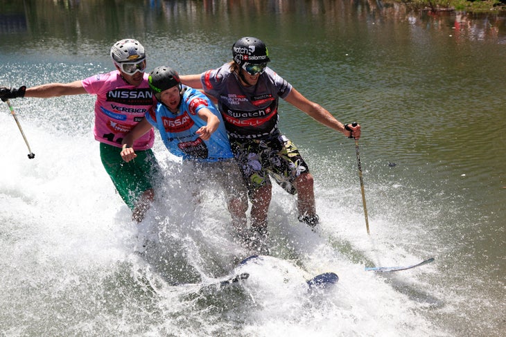 Squaw Valley Pond-Skimming Squaw Valley claims a long, esteemed, pond-skimming history, dating back to at least the 1970s. They throw a huge party and some of freeskiing’s…
