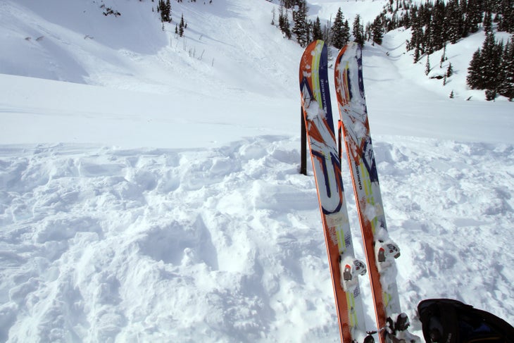 Todays Weapons Of Choice The sticks of choice today were the K2 Darksides. These conditions are what these skis were built for. And damn were they fun.