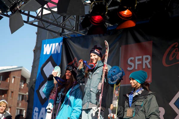 Women's Ski Slopestyle Podium In the women's ski slopestyle competition held Friday morning, Canadian Kaya Turski took the gold, American Keri Herman won the silver, and American…