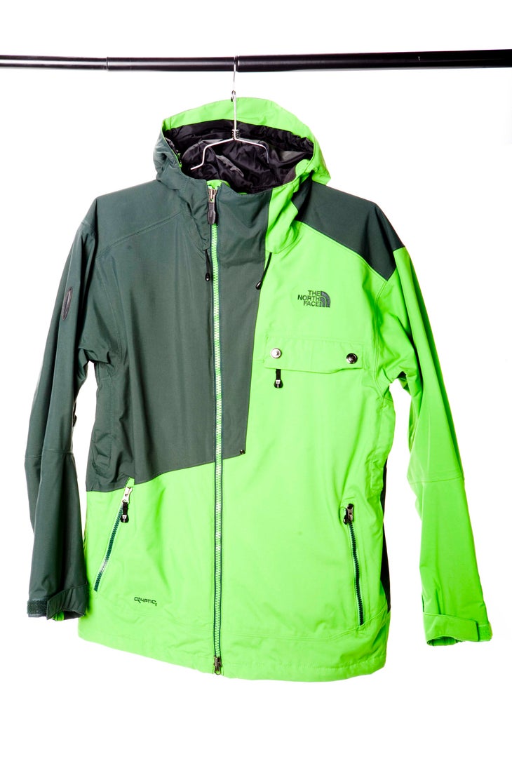 North Face Gonzo Jacket The athlete-inspired Gonzo Jacket from The North Face is a two-layer, waterproof hardshell with an offset front zipper, Recco avalanche reflector,…