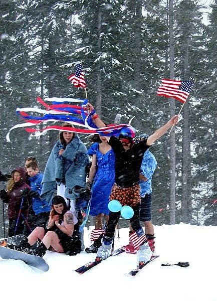Spring Skiing by Brent Clark None
