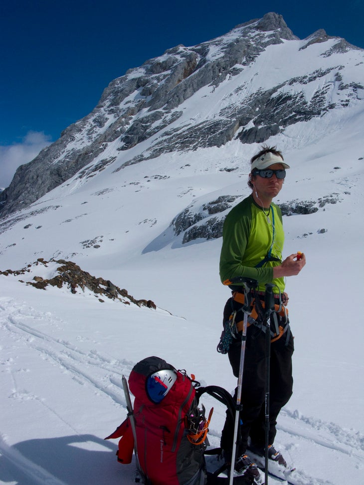 1682.jpg Chris Davenport is a fitness freak. Wiry. Heart and lungs. And we had to keep up. No small task.