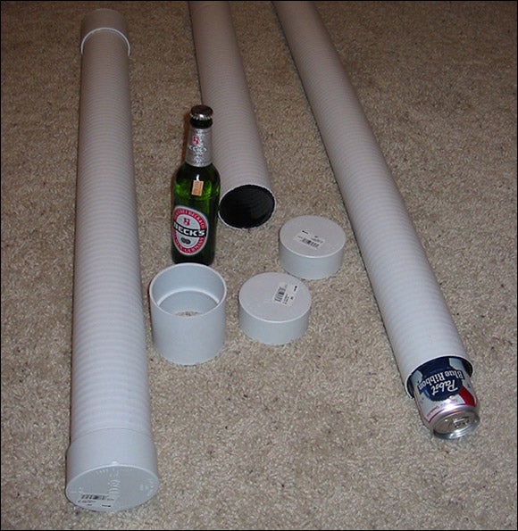 Beer Tube Supplies The Materials: 10 feet downspout from Home Depot. If you bury the full length, consider adding a second disk at the midpoint so you’re not lifting 10…