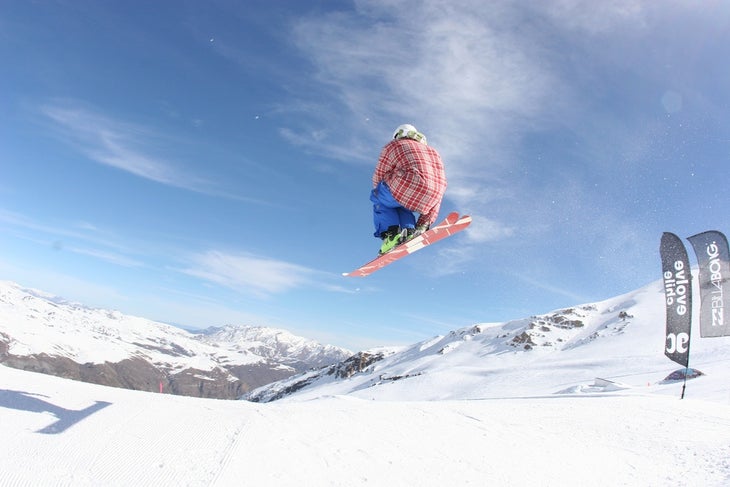 Skier gets big air at Valle Nevado, Chile None
