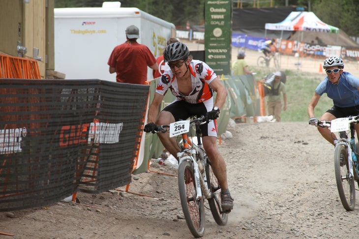 Teva Mountain Games 2010 Competitors tackle the Volvo X-Country Mountain Bike Comp.