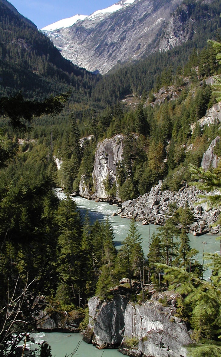 The Green River Whistler, British ColumbiaGaze up at the snow-capped Coast Mountains while you bounce and wind through The Green River’s gentle rapids. A great trip…