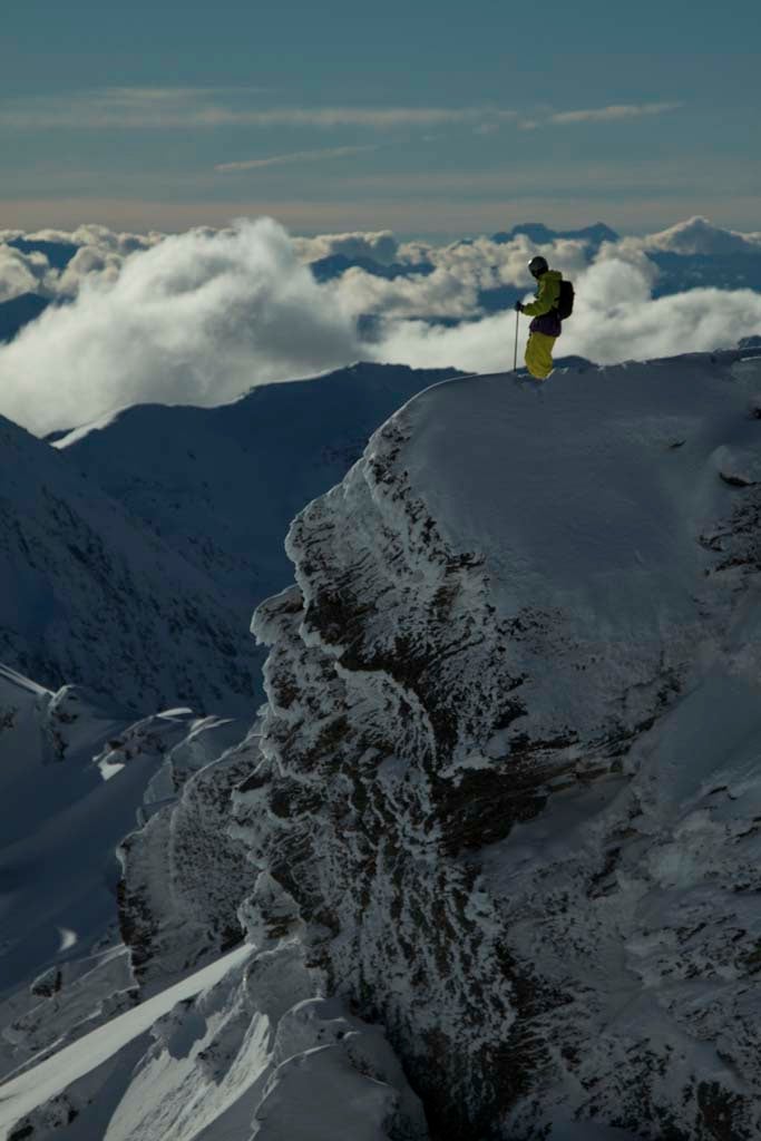 Top of the World Sam Smoothy stands at the top of his line.