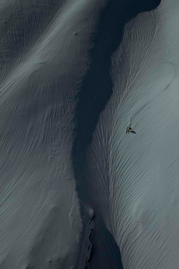 View from the helicopter Sam Smoothy as seen from the helicopter.