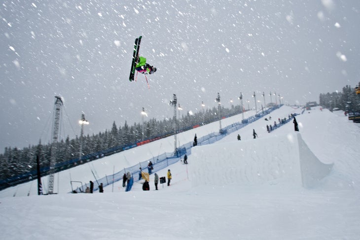 Emma Dahlström The Swede throws it down in the slopestyle finals in Breckenridge.