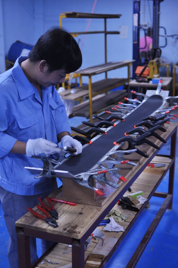 Ski Logik Factory “I want to push the limits of ski making,” Mazz says. “I want to make them without compromise to materials, time, and craftsmanship. Take the art …