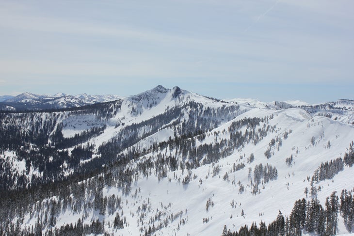 Alpine Meadows sidecountry You can access this terrain through a sidecountry gate.