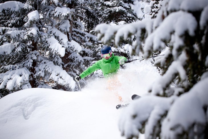 Ashley Magnuson gets after it at Beaver Creek None
