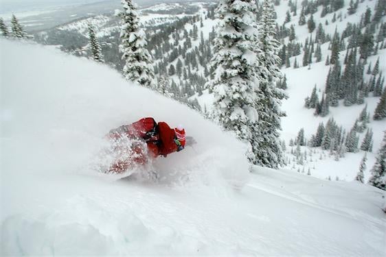 Grand Targhee has gotten a ton of snow this season None