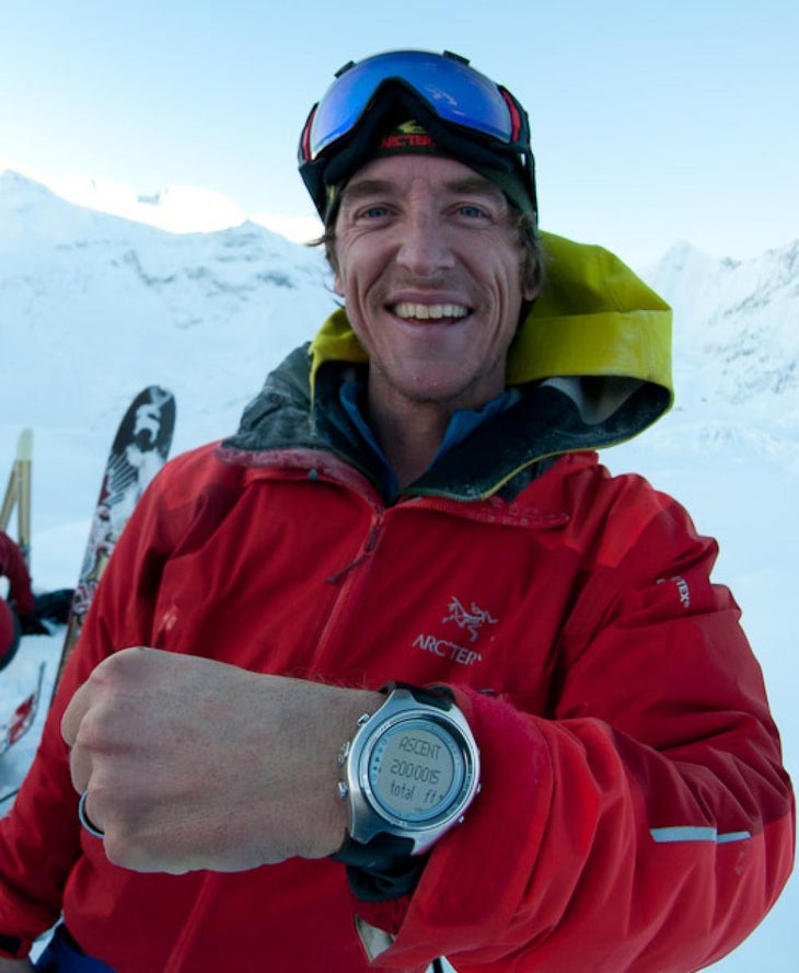 Greg Hill Consider the sheer energy required to ski, after climbing, two million vertical feet in a year. Feel your muscles burning as you ski 7,570 vertical…