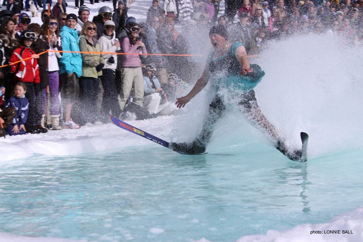 Pond Skimming at Big Sky None