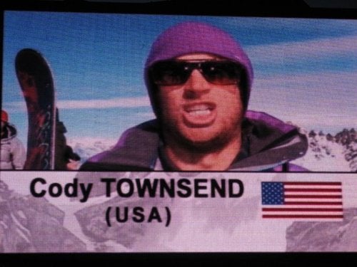 Cody Townsend @codytownsendExactly what you'd expect from the guy who works as Ron Burgundy's stunt double in the off season.