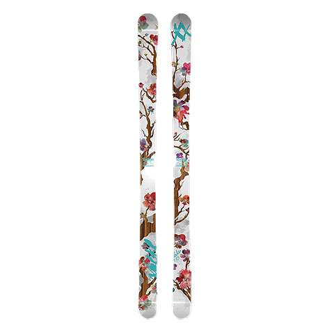 Volkl Kiku Never in my life have I been accosted by so many six-, or sixty-year-old girls. I hear shrieks of “those skis are sooo preeeettty!” in literally…