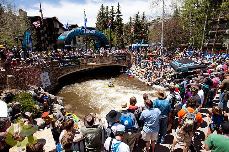 Kayak Freestyle Emily Jackson took home first for the ladies, and Dustin Urban snagged first for men.