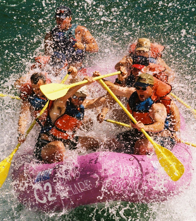 Snake River Jackson Hole, WyomingEnjoy views of the Tetons through eight miles of the Snake River Canyon. If the class two and three rapids sound too gentle, opt…