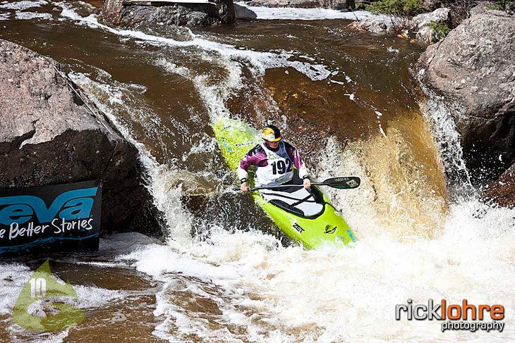 Steep Creek Championships Czech paddler Honza Lasko took home top honors for the men, while Adriene Levknecht took 1st for the ladies.