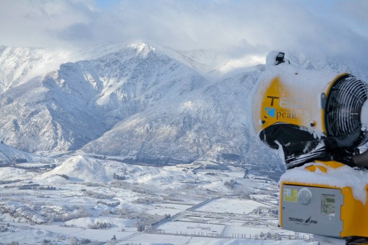 After a storm at Coronet Peak, New Zealand None