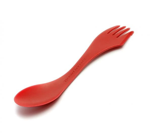 LIght My Fire Spork There isn’t, admittedly, a lot of technology that goes into a spork. Does it cut? Does it scoop? OK, then. That being said, the Light My Fire…