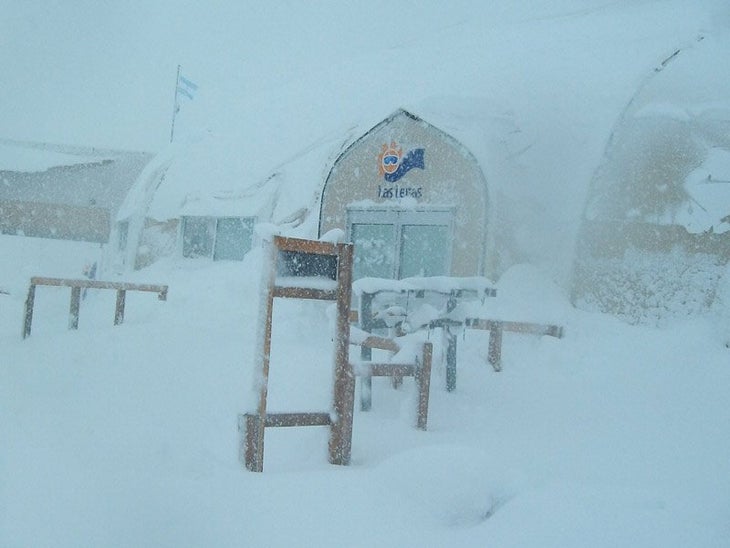 Snowing in Las Lenas None