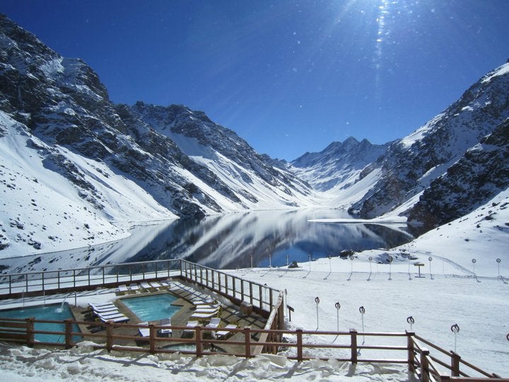 View from the Hotel Portillo, Portillo, Chile None