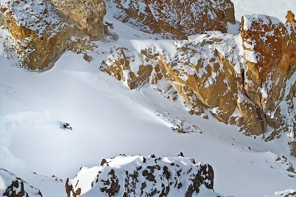 Eliel Hindert shooting the gap. None