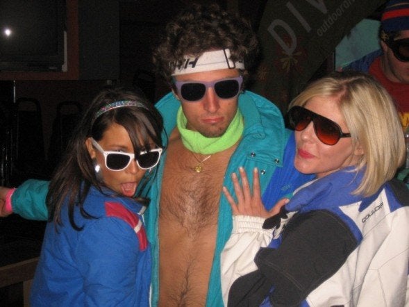 80s ski outfit