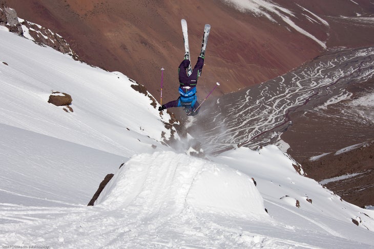 Backflip from Team Europe's Seb Michaud None