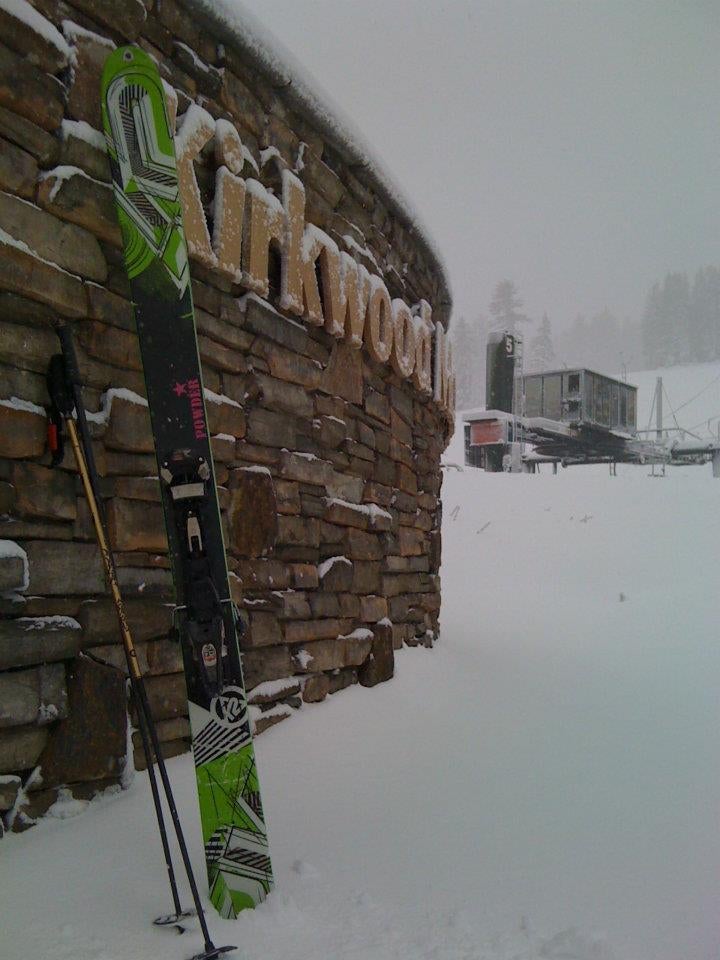 12 inches in Kirkwood. Think it's skiable? None