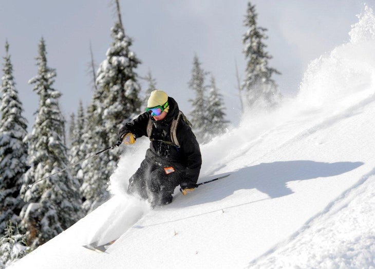 1500 people showed up for opening day at Wolf Creek, but somehow it doesn't look that crowded.