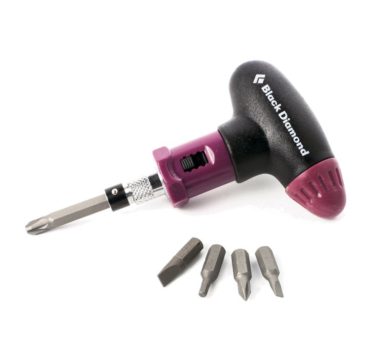 Black Diamond Binding Buddy Multi-Tool This is probably the best $10 I’ve ever spent on a tool. Able to store five bits in its’ handle, this thing never leaves my pocket at the resort or…