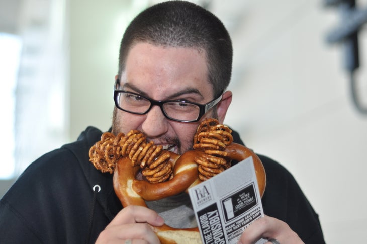 Pretzel Necklace Preparedness was paramount. Pretzels were a critical tool for soaking up the booze.
