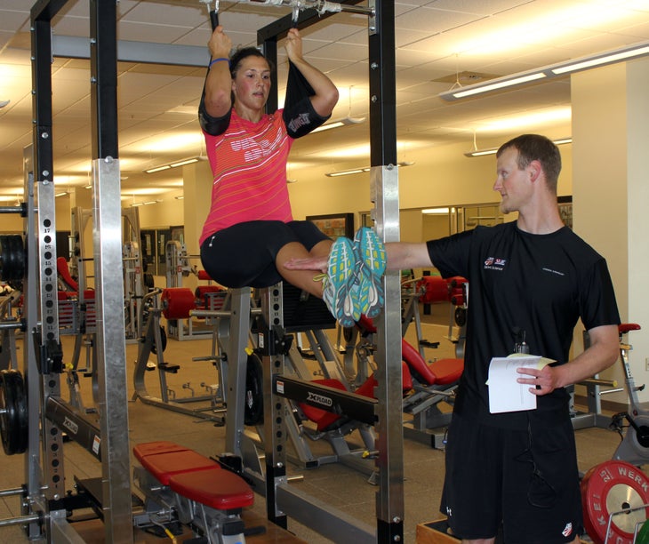 Try Not to Swing Control your movements—try not to let your body weight swing when you lower or raise your legs.