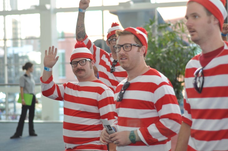 Where's Waldo The three-day event sold 49,000 tickets, which makes it the largest beer festival on the continent. A plethora of hip Waldos stopped by. Did you?