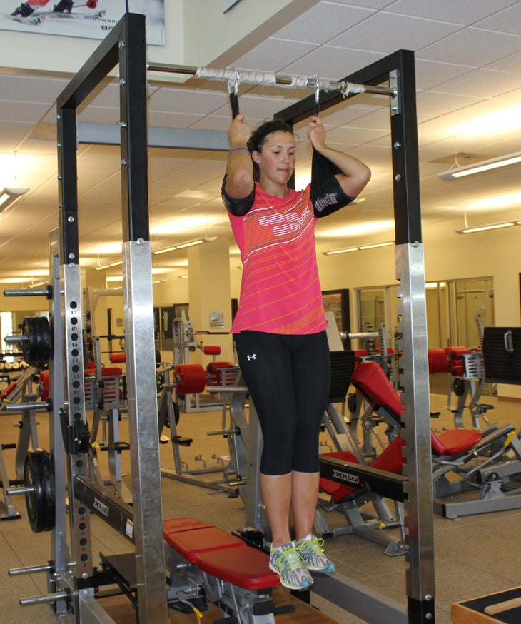 Three-Way Leg Raises This exercise develops core function, strength, and control in a manner similar to various tricks with Freeskiing. Very similar to a mute grab …