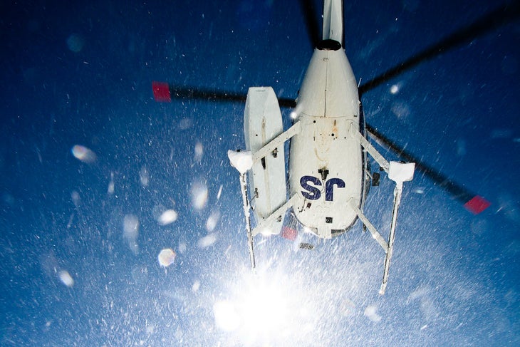 Looking up at the Heli Never not cool.