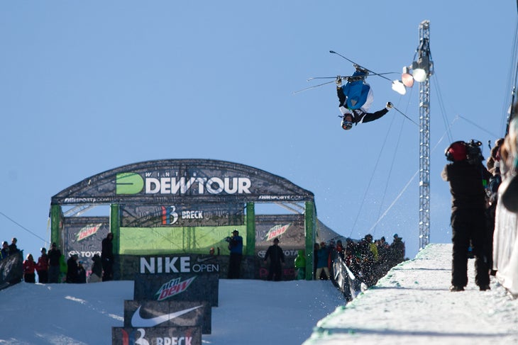 Rollan in the Pipe Rolland, who won last year's overall Dew Cup, put down three triples for the win. He's now won the event three years in a row.