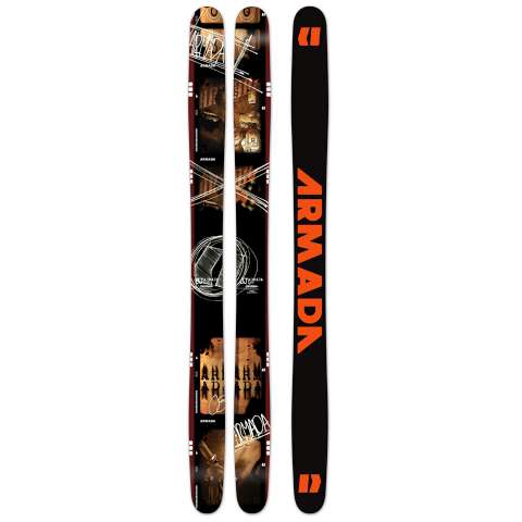 Armada JJ 126)/136/115/133/(123) | $900 The new shape of powder skiing debuted in 2008–09: camber and sidecut underfoot; rocker and reverse sidecut tip and…
