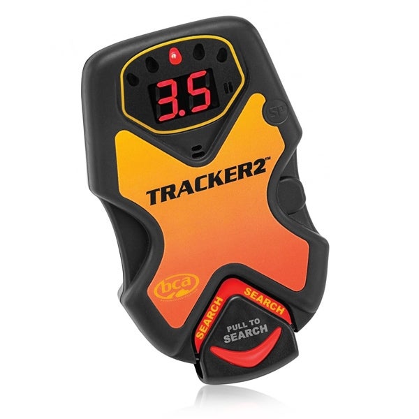 Backcountry Access Tracker 2 The triple-antenna Tracker 2 switches from transmit to search mode when you pull the large tab at the base of the unit. In search mode, five LEDs…