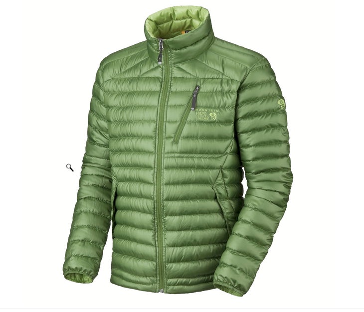 Mountain Hardwear Men’s Nitrous Jacket This super light, formfitting, mid-weight down jacket features a micro-chamois collar to combat zipper chafe, a one-handed draw cord for snap…