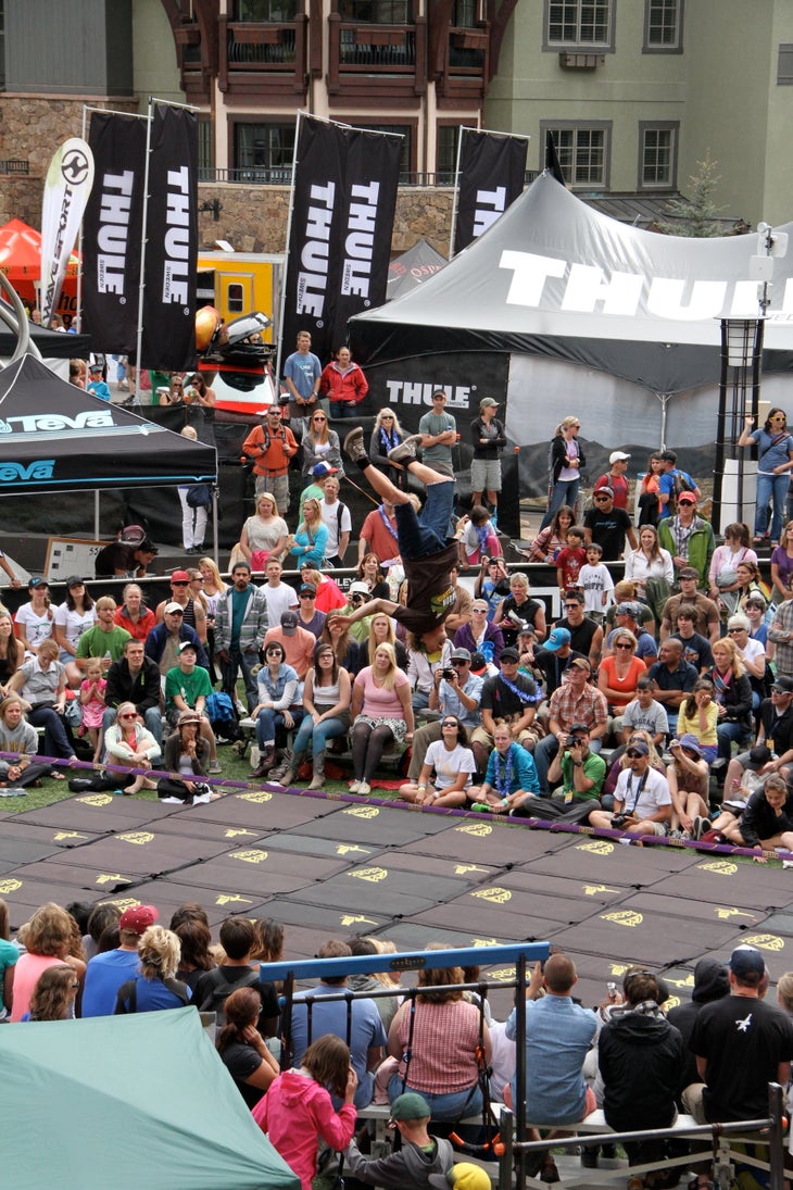 Lesson 5 Slacklining is not the hippy leisure activity we remember from college. Much to the crowd’s excitement, the pros in the slackline comp threw huge…