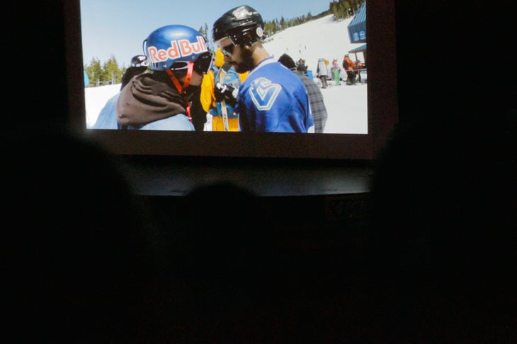 Shenanigans! Don't forget the good times. We sets a new standard here and hockey equipment must now make an appearance in every ski film from now on.