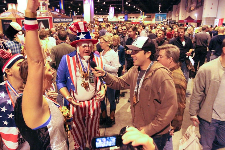 Costume Party Skiers that like beer also like dressing up in costumes and getting rowdy. The scene at the 2012 GABF was not unlike any closing-day party at a ski…