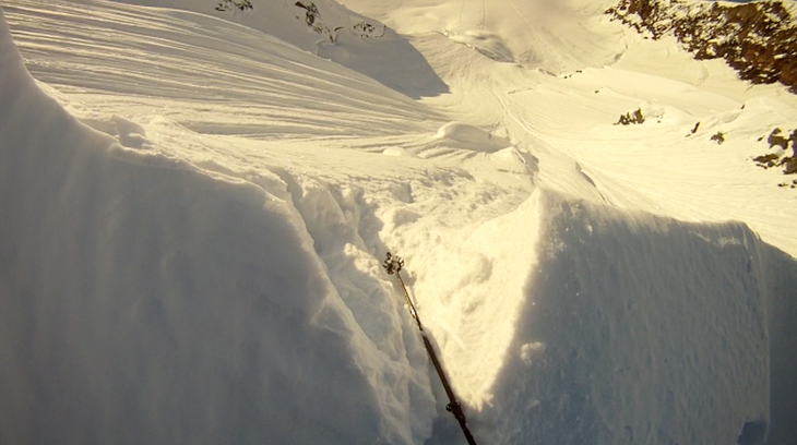 Creating An Entry Pole-whacking is a technique used for attracting crowds before dropping into a gnarly line. In the Alaska backcountry, miles away from any gawkers,…