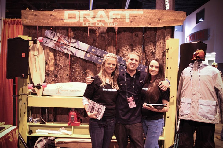 Fancy Seeing You Here We weren’t the only industry folks in the house. Mike Waesche of Rocky Mountain Underground was holding down a booth promoting Flylow, Sick Sticks,…
