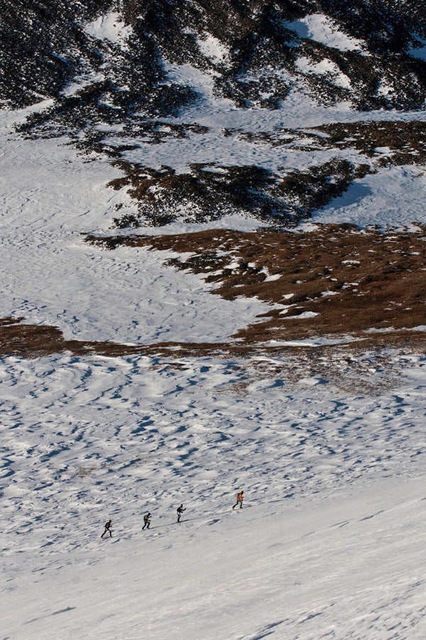 Five Peaks High winds and low snow did not stop the 2011 Five Peaks Challenge at Breckenridge, Colorado. At 6 a.m., the two leading teams approach the top of…